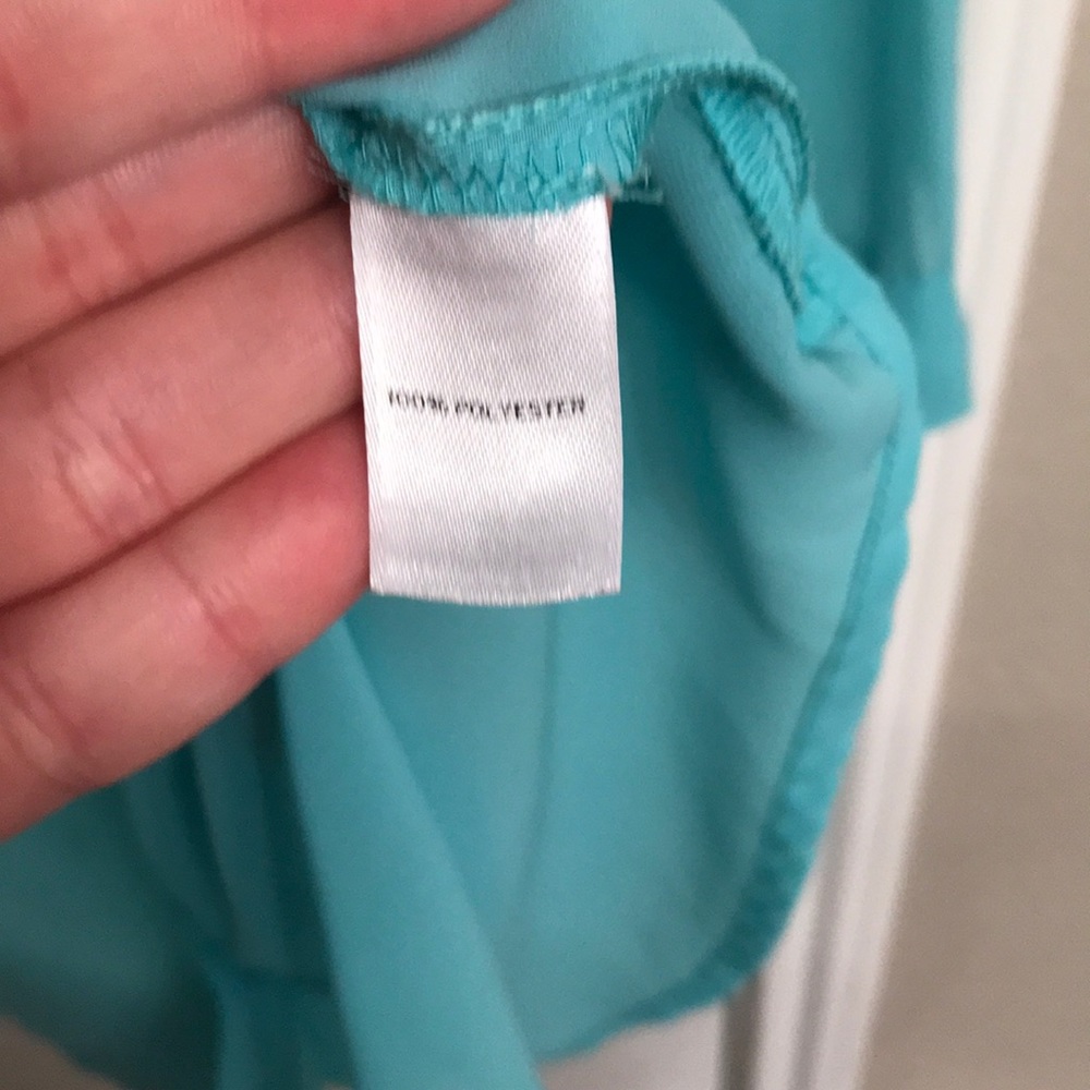 Frenchi sheer button down tunic - Picture 2 of 7